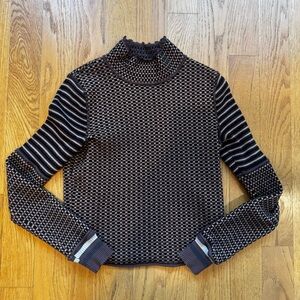 We The Free Gamer Cuff Sweater in Black Combo